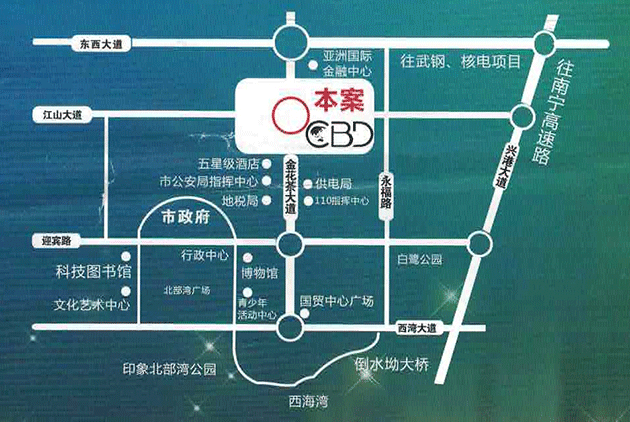 防城港商务区CBD
